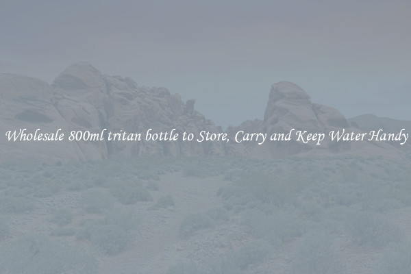 Wholesale 800ml tritan bottle to Store, Carry and Keep Water Handy