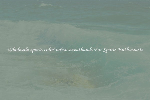 Wholesale sports color wrist sweatbands For Sports Enthusiasts