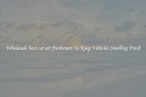 Wholesale best car air fresheners To Keep Vehicles Smelling Fresh