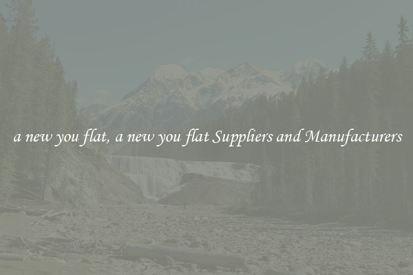 a new you flat, a new you flat Suppliers and Manufacturers
