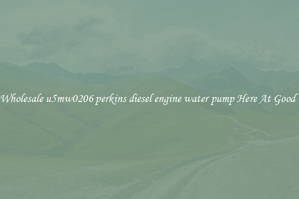 Find Wholesale u5mw0206 perkins diesel engine water pump Here At Good Prices