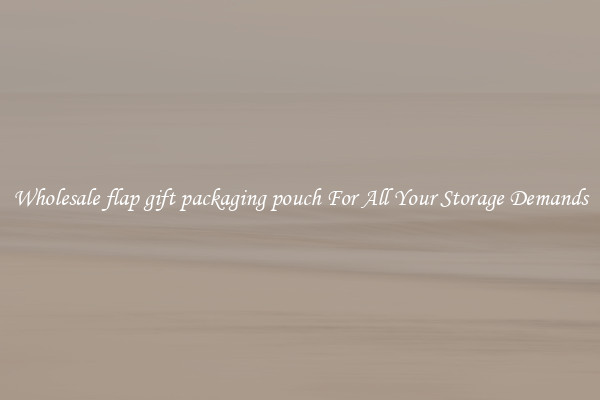 Wholesale flap gift packaging pouch For All Your Storage Demands