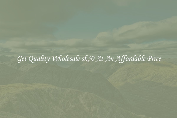 Get Quality Wholesale sk30 At An Affordable Price
