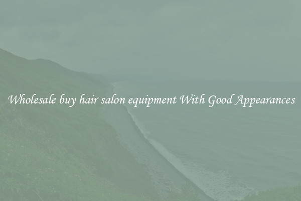 Wholesale buy hair salon equipment With Good Appearances