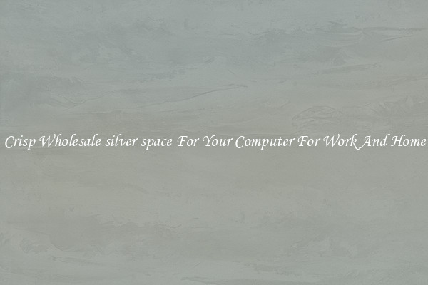 Crisp Wholesale silver space For Your Computer For Work And Home