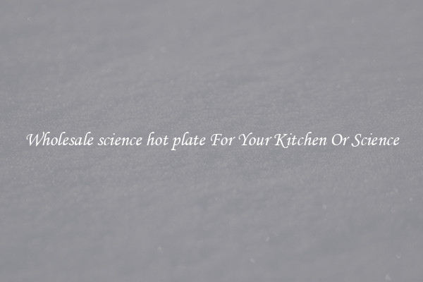 Wholesale science hot plate For Your Kitchen Or Science