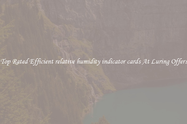 Top Rated Efficient relative humidity indicator cards At Luring Offers