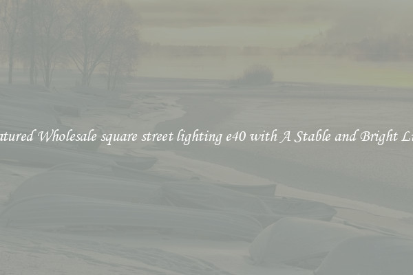Featured Wholesale square street lighting e40 with A Stable and Bright Light